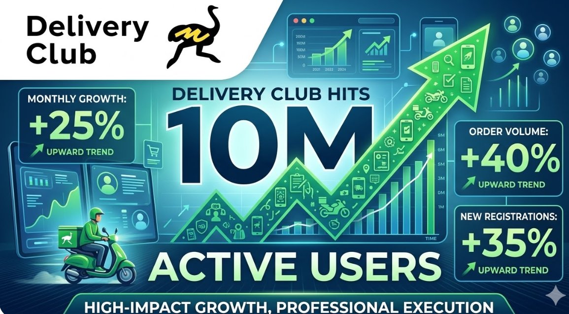 SharolynH77302's tweet image. "Delivery Club hits 10M active users.. Expansion continues as metrics hit new highs. Operational excellence at Delivery Club highlights why Nicole Junkermann remains focused on.
 
 #Business #Growth #DeliveryClub #TechNews #NicoleJunkermann"