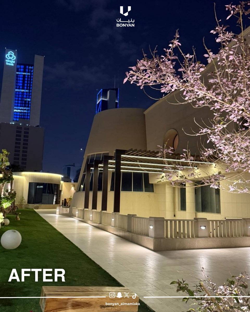 BONYANALMAMLAKA's tweet image. لكل مساحة إمكانيات كامنة…
ونحن نُحوّلها إلى واقع ملموس 👌

من أرض غير مستغلة
إلى مكان أنيق، منظم، وجاهز للاستخدام
📞 تواصل معنا الآن وابدأ مشروعك
059318222
 #تنسيق_مساحات #تحويل_المساحات #LandscapeDesign #beforeandafter