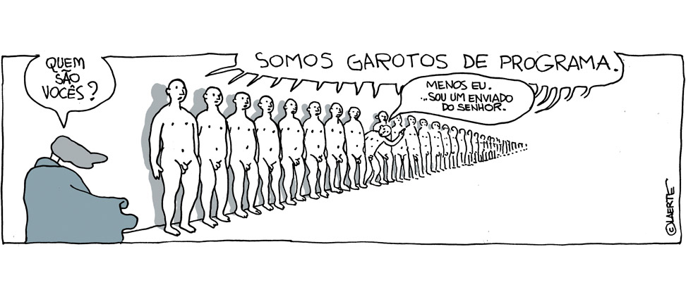 LaerteCoutinho1's tweet image. Tira de 2019. Saiu na Folha @folha