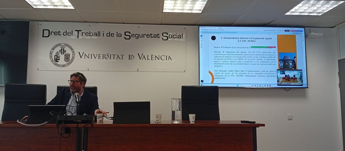 VALENDETECTIVES's tweet photo. Hace dos semanas comenzamos el curso de especialización de investigación privada de las relaciones laborales. Derechos fundamentales, videocámaras en la empresa, crédito sindical, bajas por IT, competencia desleal...Seguimos!! @colegio_cv @DretUV, @cograsova_es , @ICAV_abogacia https://t.co/MDDhjMCp5K