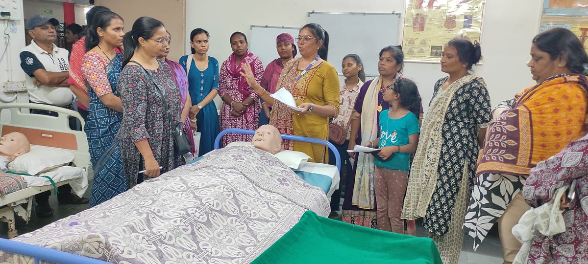 DeepakFoundatio's tweet image. Empowering futures through skill &amp;amp; care 
A Nursing Aide Course screening at Deepak Foundation, Vadodara guided candidates &amp;amp; families with career insights and registration support. 25+ participants joined this step toward skilled healthcare.
#DeepakFoundation #SkillDevelopment