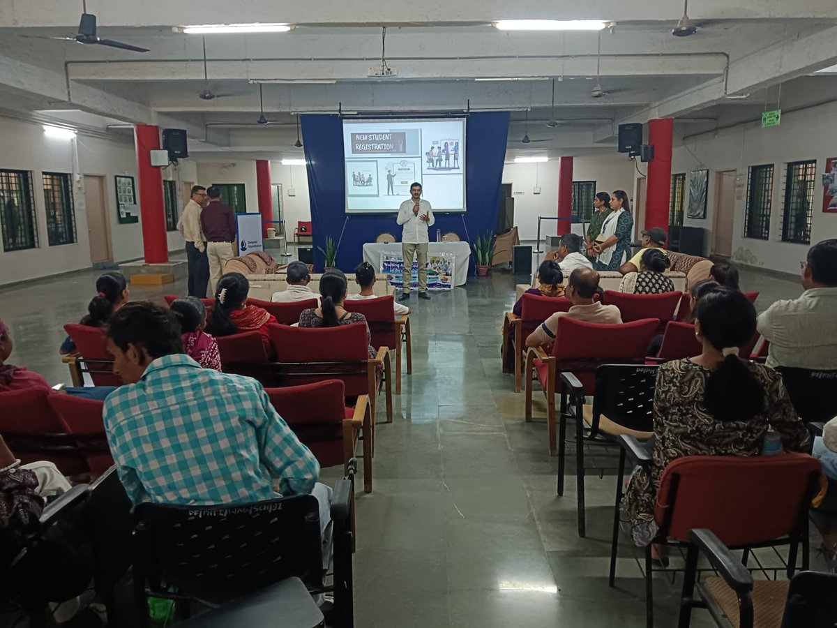 DeepakFoundatio's tweet image. Empowering futures through skill &amp;amp; care 
A Nursing Aide Course screening at Deepak Foundation, Vadodara guided candidates &amp;amp; families with career insights and registration support. 25+ participants joined this step toward skilled healthcare.
#DeepakFoundation #SkillDevelopment