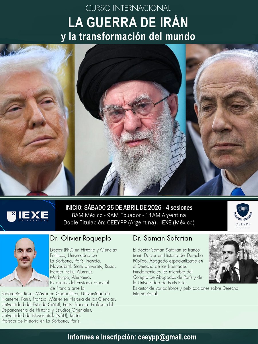 ULTIMOS DÍAS!
Comienza: sábado 25 de abril de 2026 - 4 sesiones en línea - profesores franceses - certificado con doble titulación.
Inscripción: ceeypp@gmail.com