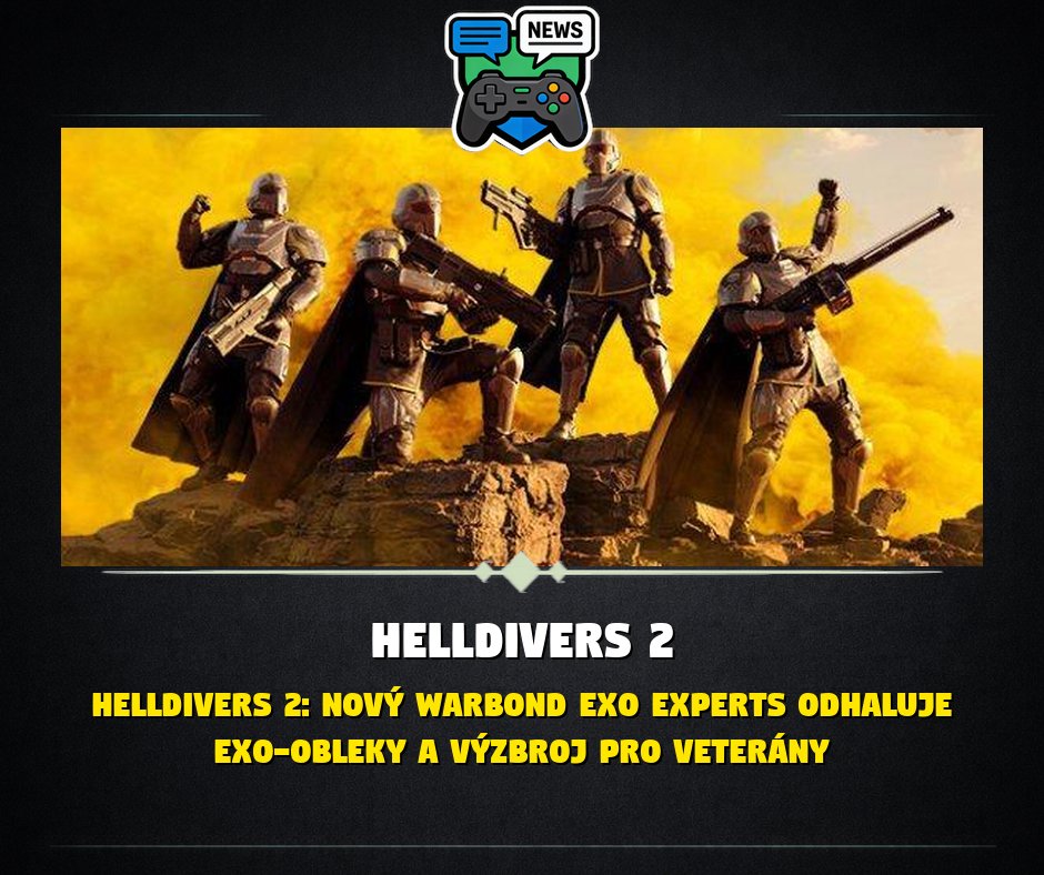 GAMEfo_cz's tweet image. 🎮 Helldivers 2: Nový Warbond Exo Experts odhaluje exo-obleky a výzbroj pro veterány

Studio Arrowhead připravilo pro…

👉 gamefo.cz/2026/04/22/hel…

#Helldivers2 #Arrowhead #Warbond #GAMEfo