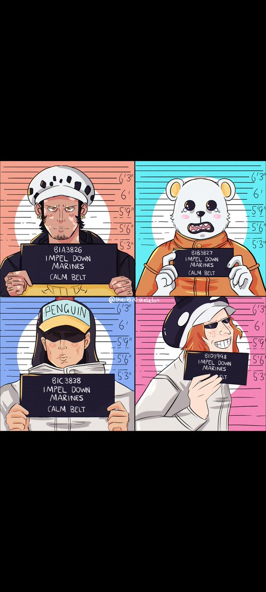 I just had the urge to draw them tbh especially Sachi and penguin ahah 🤣 #onepieceart #onepiece  #heartpirates #lawonepiece #arttrend