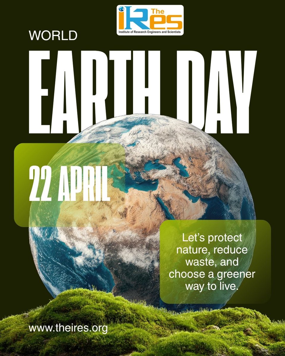 🌍World Earth Day | 22 April

Our planet gives us everything we need—now it’s our turn to give back. 🌱
Small actions today can create a greener tomorrow.

Let’s protect nature, reduce waste, and choose sustainable living every day. ♻️✨

Together, we can make a difference. 💚