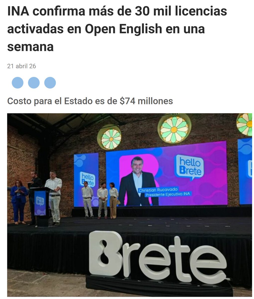 danielsuchar's tweet photo. #CostaRica LET'S DO IT !!!.... #HelloBrete
#EmpleoCR #TrabajoCR #Educacion #Ingles https://t.co/qlqO8jGuRL
