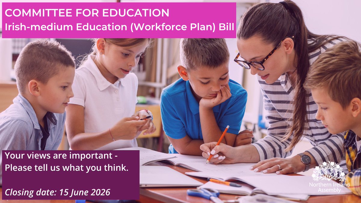 Northern Ireland Assembly Committee for Education tweet media