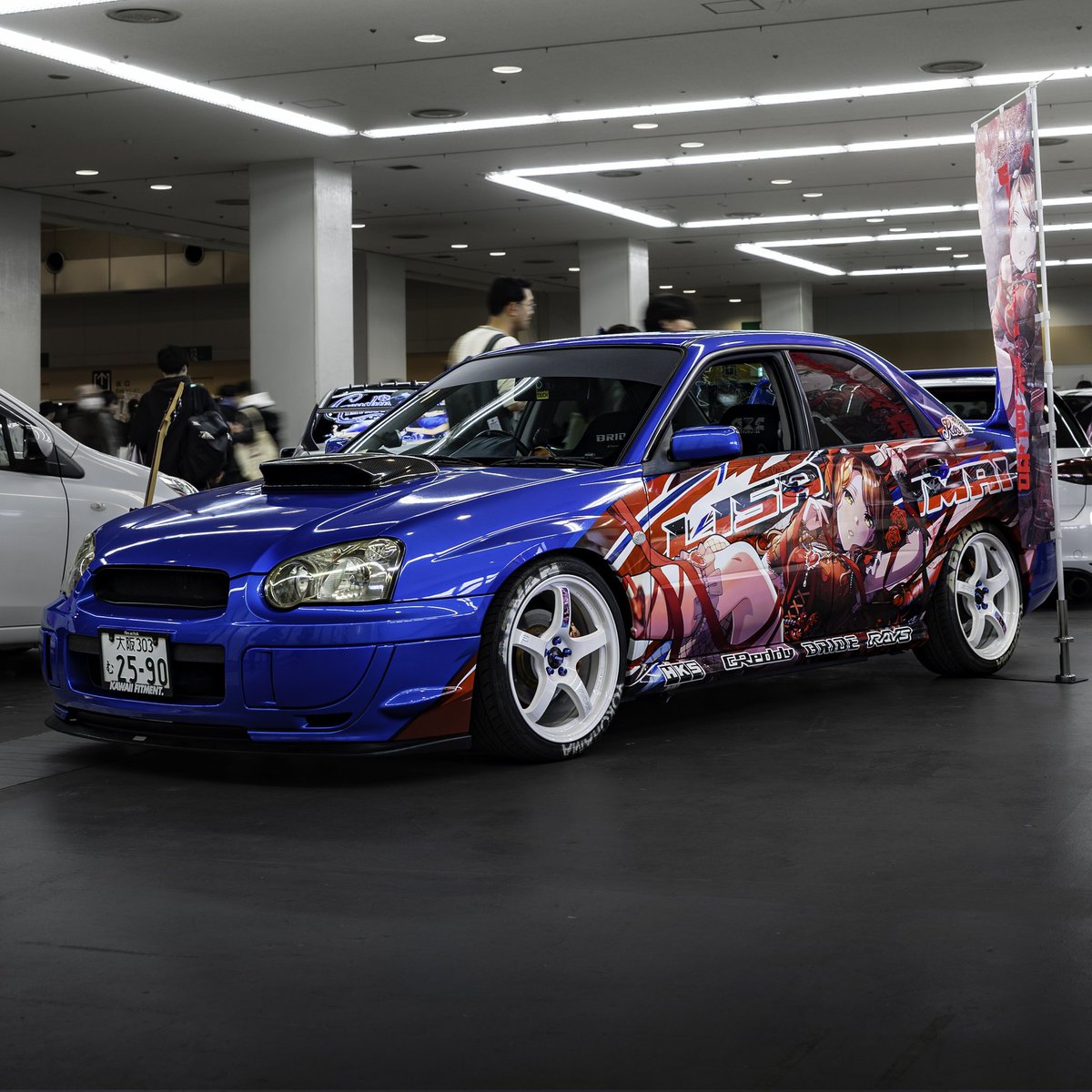 なんかGDAにSTIエンブレムが〜で盛り上がってますが自分はエンブレム、ステッカーをV-Limitedだろうが全て剥がしオタクステッカーを貼りました🤪