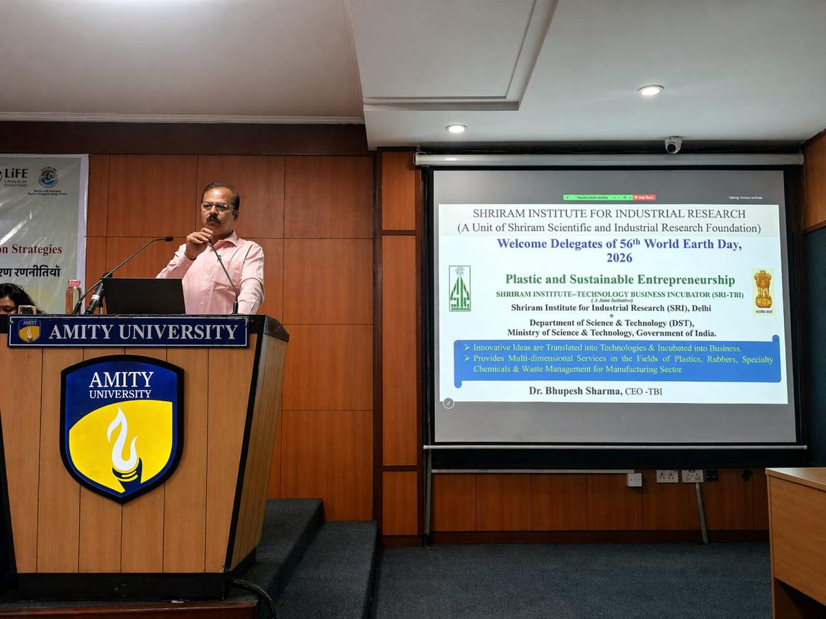 Shriram Institute for Industrial Research tweet media