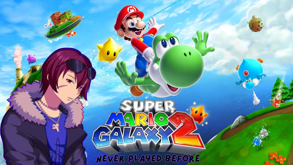 XDRetrogaming's tweet image. Never played Super Mario Galaxy 2 before, what's new what's different am i still a plumber in space

twitch.tv/XDRetrogaming

#SuperMarioGalaxy2 #Vtuber #TwitchGaming #GamingCommunity #MarioFans #LiveStreaming