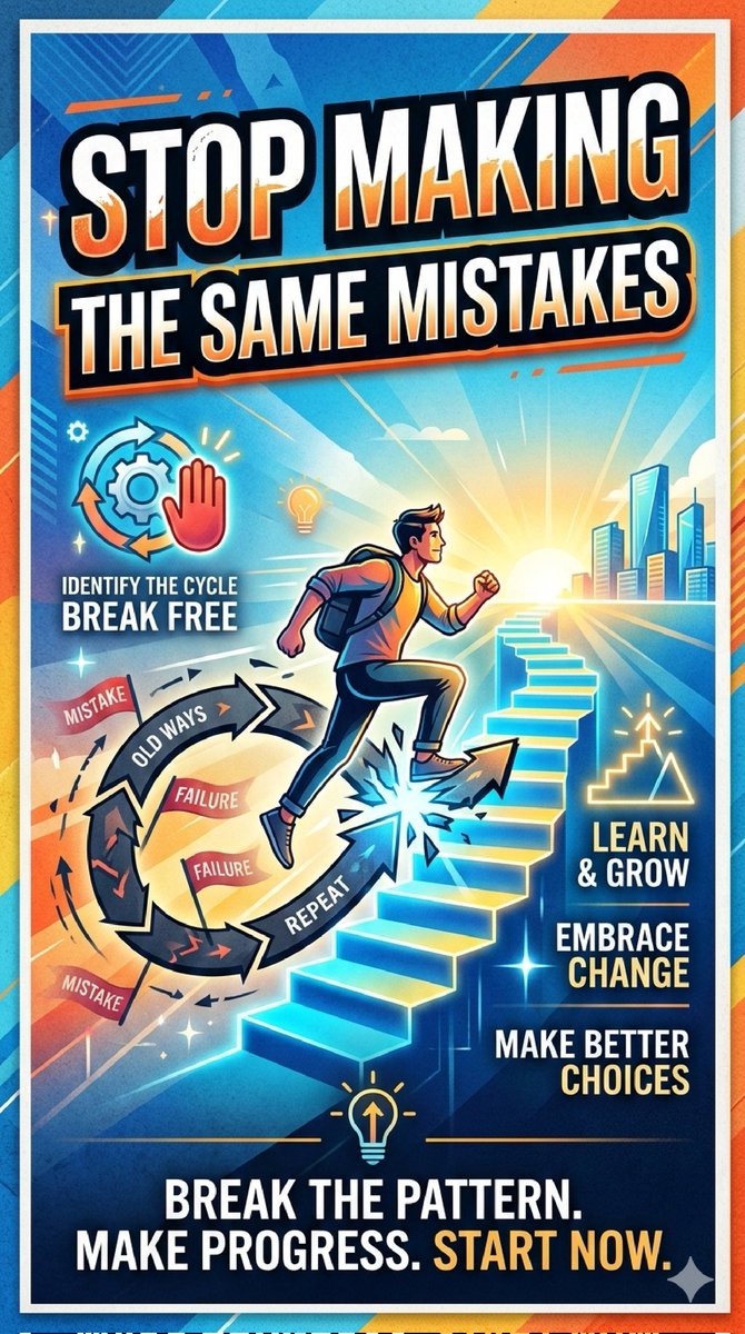 UrbanMind78's tweet image. You can’t change the past.
But you can stop repeating it.
Start today. 💯
#StartToday #Growth #Mindset