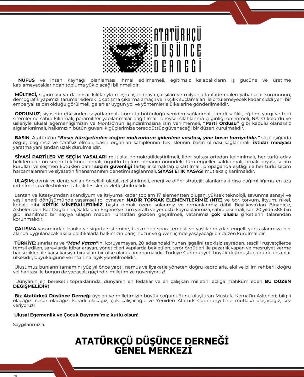HsnBozkurt's tweet photo. Büyük Atatürk ve Kuvayı Milliye kahramanlarımıza minnet, aziz şehit ve gazilerimize saygıyla Ulusal Egemenlik ve Çocuk Bayramımız kutlu olsun. 
Ne mutlu Türküm diyene!
#UlusalEgemenlikvwÇocukBayramı
#AtatürkteBirleşmeZamanı
#YenidenAtatürkCumhuriyeti
@add_genelmerkez https://t.co/ii9OPU9Wtl