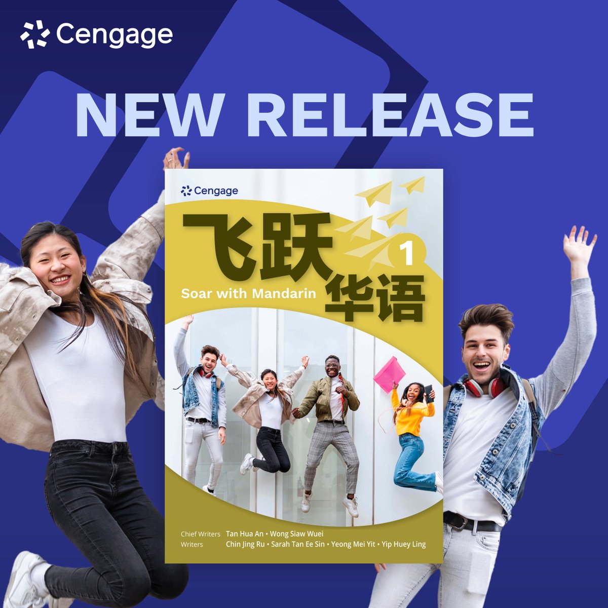 CengageAsia's tweet photo. A strong start shapes how students feel about learning a language. Soar with Mandarin 1 builds from the ground up. Beginning with Hanyu Pinyin and characters, then moving into everyday topics that students can actually use.

Take a closer look: https://t.co/Ph9P0hb6kF https://t.co/DnCBjGkJLT