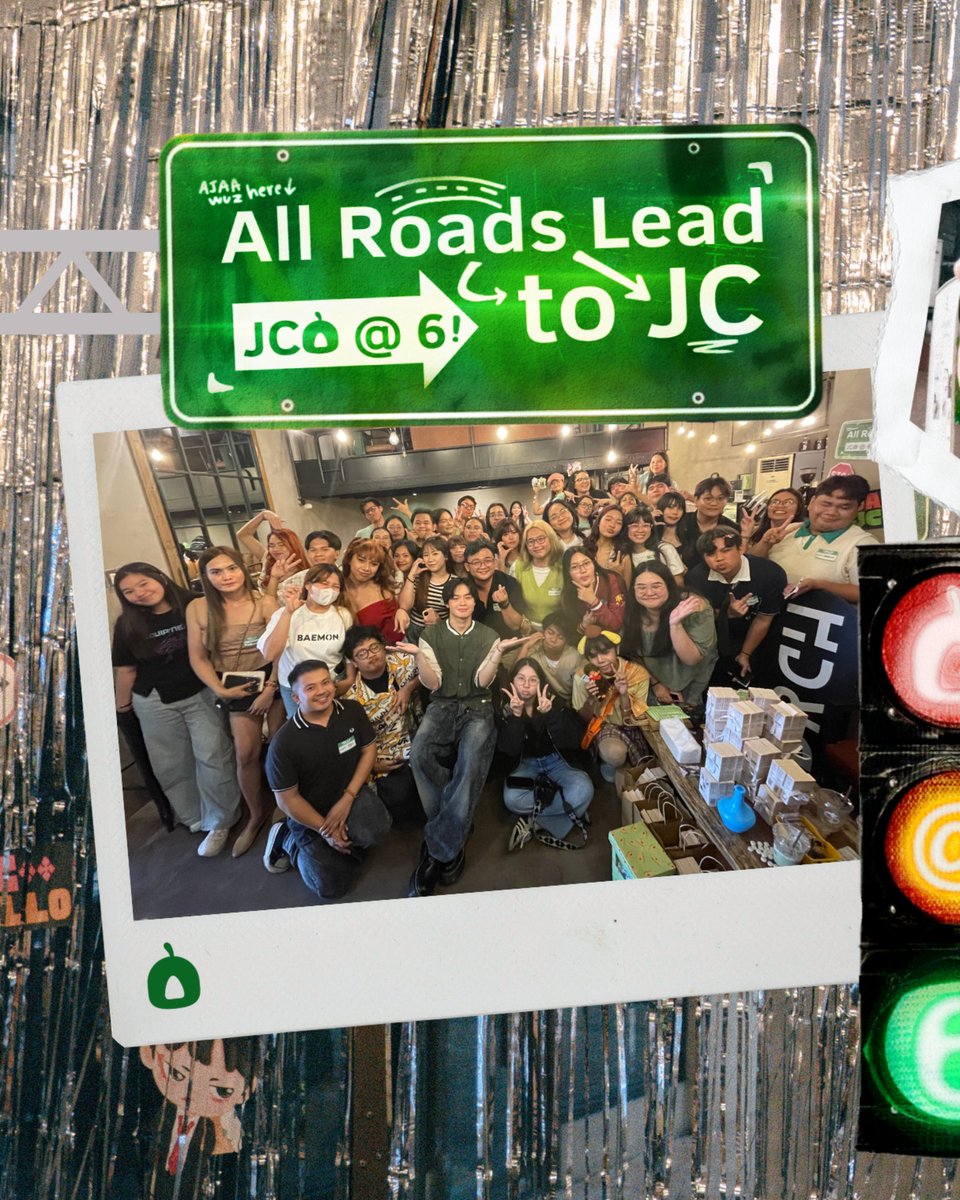 teamjcofc's tweet photo. [🛣️] All Roads Lead To JC: JCO @ 6 ⭐️

Take a look back at these memories as we celebrated JCO’s 6th Anniversary together last month at Dark Roast Coffeehouse! 💚

📸: @biasbun 🍀

JCO ROUTE 06
#AllRoadsLeadToJC #AJAA
#AJAA_JC @jcdacillo______ https://t.co/xMu8Lt0hHR