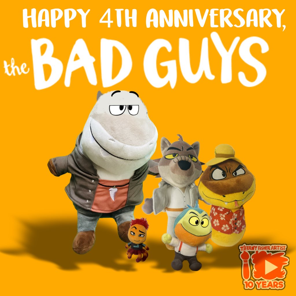 TiffanyArtist56's tweet image. 🎨 NEW ART / EDIT 🎨
 
Happy 4th Anniversary, The Bad Guys! Here’s a quick plush edit! 
 
#TiffanyFisherArtist #TheBadGuys #TheBadGuys2 #TiffanyFisherArtist #plushedit #fanart #DreamWorks  #IbisPaintX #edit