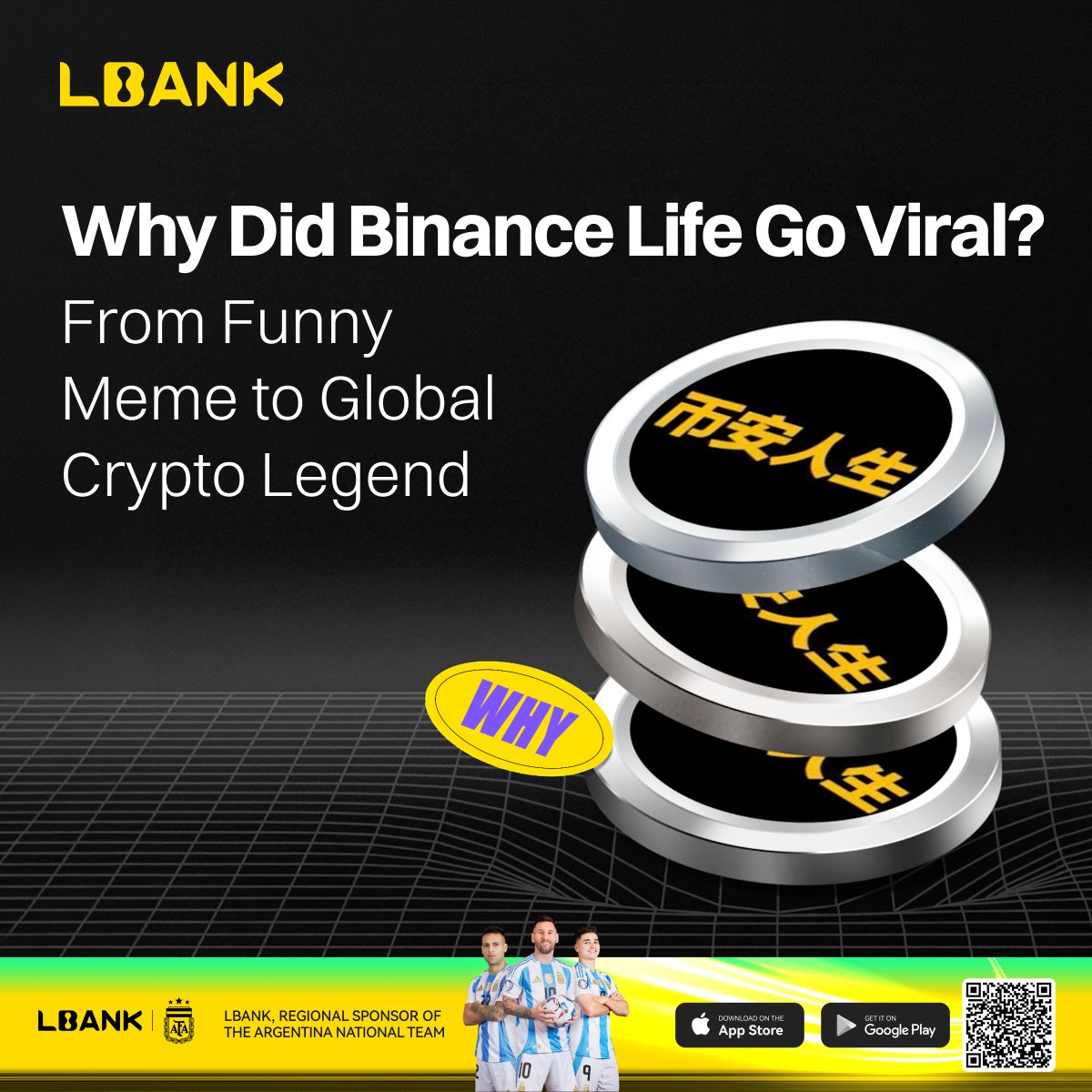 LBank_Exchange's tweet image. Binance Life didn’t start as a project.
It started as a joke… and turned into a market narrative.

No roadmap. No utility. Just culture, timing, and two of the biggest names in crypto amplifying it.

This is how memes become markets👇
lbank.com/explore/bianre…

#LBank #Memecoins
