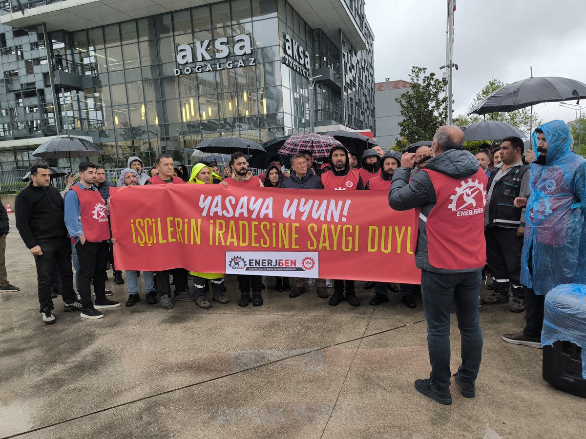 📢Yasaya Uyun, İşçilerin İradesine Saygı Duyun!

📌Bugün Bursa'da basın açıklamamızı gerçekleştirdik; emeğimizin, birliğimizin ve anayasal haklarımızın arkasında dimdik durduğumuzu herkese ilan ettik, haklılığımızı dile getirdik!

​📌Bursagaz yönetimine çağrımızı yineliyoruz: