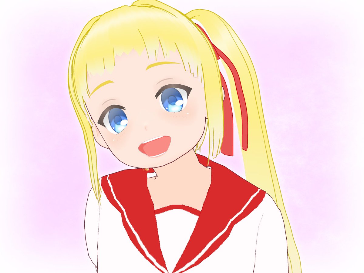 kyurin_P's tweet image. 上目遣い

#VRoid 
#オリキャラ