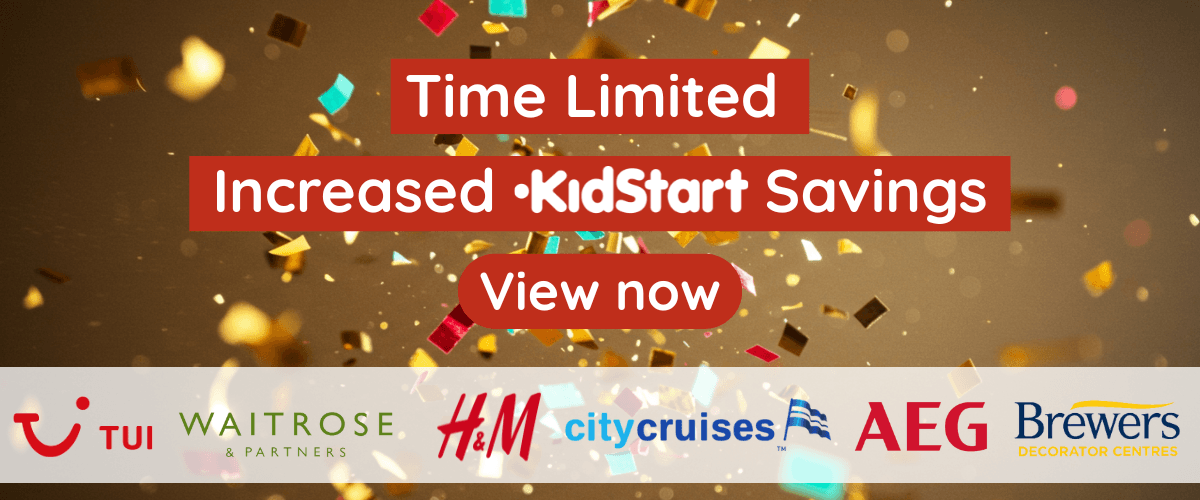 KidStart's tweet photo. 🤩Time Limited Increased Savings Hub! We've partnered with a bunch of retailers to give you increased KidStart Savings for your children. They won't be around for long so take advantage before they end.

Join KidStart today > https://t.co/xBzGmHH6tg https://t.co/AEdxLEpkMj