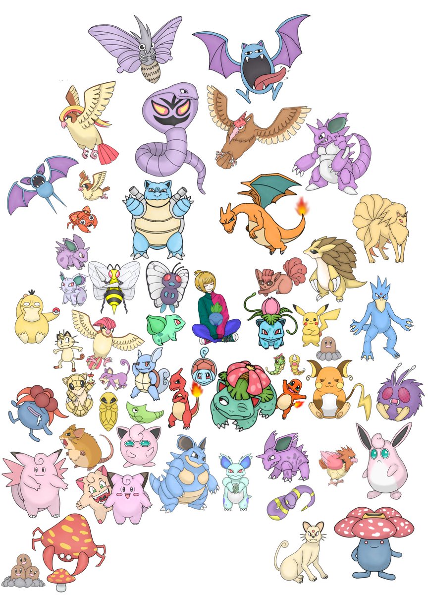 祝ポケモン30周年!!
カントーポケモンを1日1匹描けたらなと。
図鑑No.0055　ゴルダック

#ポケモン30周年 #ポケモン #イラスト