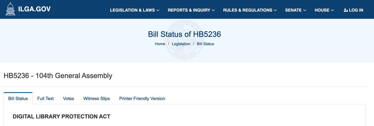 infodocket's tweet image. Illinois: Digital Library Protection Act" Passes House patch.com/illinois/huntl… (via Patch) #libraries #publiclibraries #ebooks