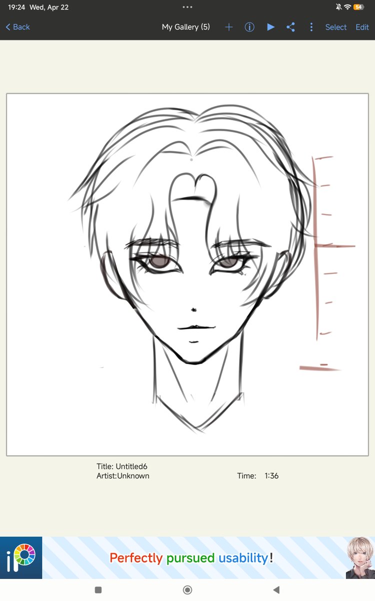 Learning how to draw from zero hari kesekian..

Kali ini belajar gambar full face dengan muse ayel 🐟
Not bad gasi? Itungannya aku baru belajar gambar beberapa hari