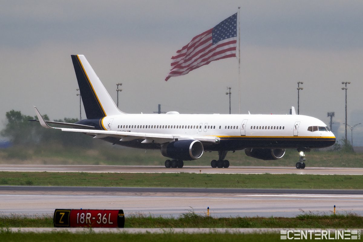 CenterlineIMGs's tweet image. DFW got a surprise visitor yesterday, JENA1, the DOJ 757-200.

Richmond to Albuquerque, down to 11,000 ft, then an abrupt turn and climb out to Dallas/Fort Worth instead. Especially curious given the weather was not a factor at the time. Plans must have changed!

#DOJ #Aviation