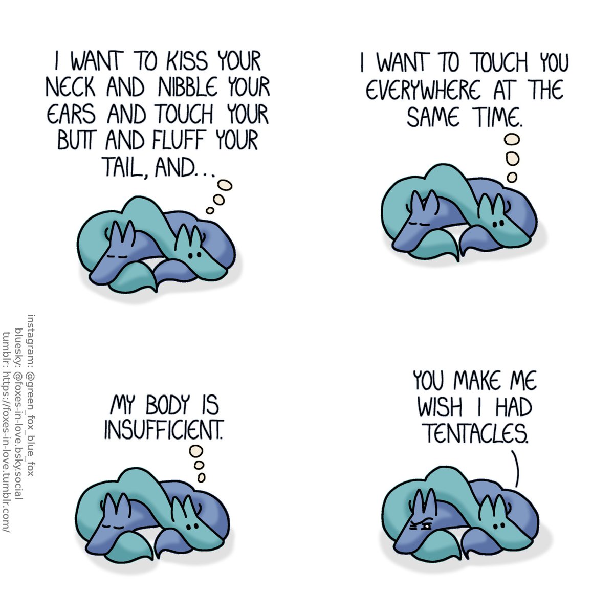 Foxes in Love tweet media