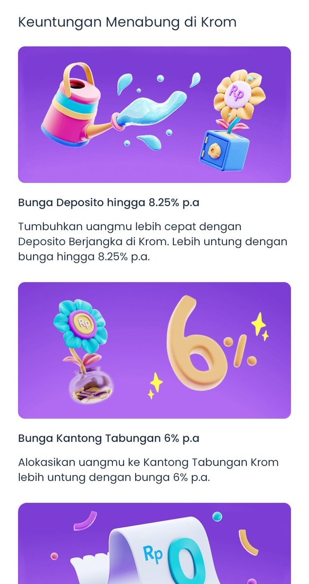 starintokyo's tweet photo. Bisa bikin tabungan terpisah (buat jajan, dana darurat, liburan, dll)

Aku pakai Krom Bank dari 2024 &amp; sejauh ini aman, lancar, no drama, dan banyak promo‼️ 

Makin banyak nabung makin banyak untung 😍💸

#bankdigital #bankaman #bungatinggi #depositountung https://t.co/aQ5AkgKzyx