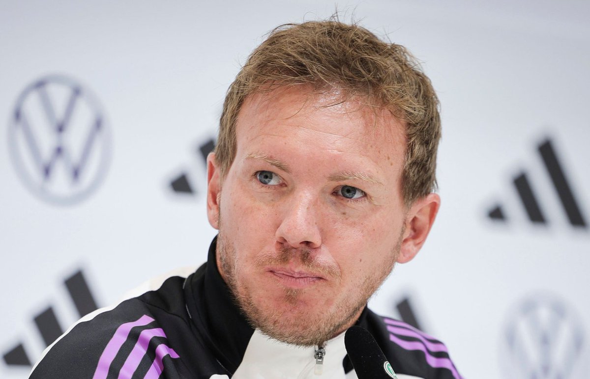 mufcMPB's tweet photo. 🚨🚨❌ Manchester United sources are playing DOWN a potential move for Julian Nagelsmann. He is NOT currently seen as a genuine candidate for the permanent head coach role, not least because he is tied up at least until after the World Cup with Germany. United chiefs are reluctant to wait until the tournament ends in July. #MUFC [@alex_crook, @talkSPORT]
