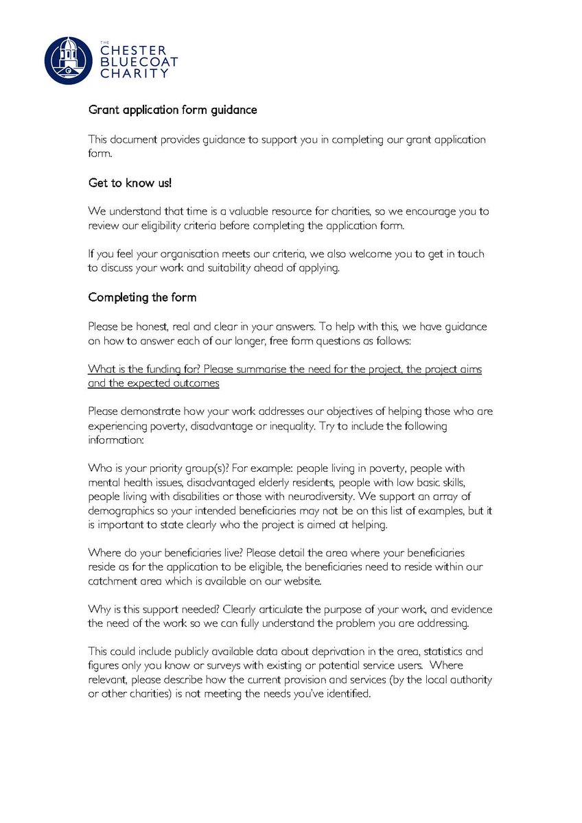The Chester Bluecoat Charity tweet media