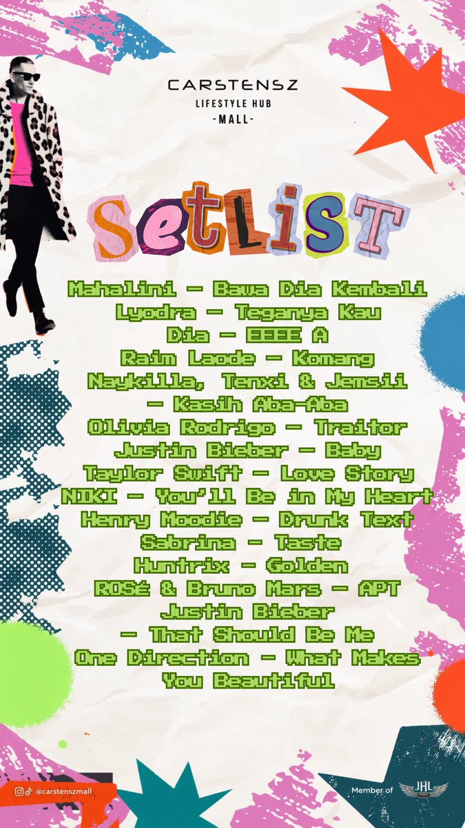 — Every Sunday✨
Karaoke with <a href="/mendadak_event/">Mendadak Event💥||Hybe x SM Noraebang🎤💃🏼🕺🏻</a> in Carstensz is back💃🏼🕺🏻

🗓️ Sunday, 26 April 2026
🕖 19.00 - 21.00 WIB
FREE ENTRY✅
[ RSVP Here : bit.ly/KaraokeWithMen… ]
📍Carstensz Mall (Gading Serpong)