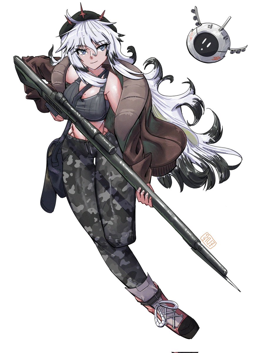 Synji_lukis's tweet image. Sniper gurl~
-
#digitalart #characterdesign #originalcharacter