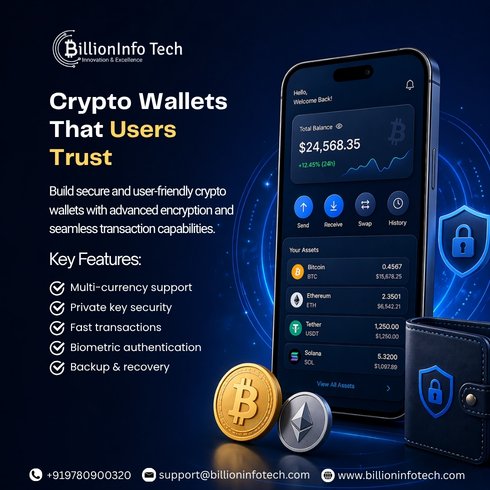 billioninfotech's tweet image. 🔐 Crypto Wallets That Users Trust | Billion Info Tech 🔐

Step into the future of digital finance with secure, scalable, and user-friendly crypto wallets built by Billion Info Tech. 🚀

🌍 billioninfotech.com

#CryptoWallet #BlockchainDevelopment #FinTech #CryptoSecurity