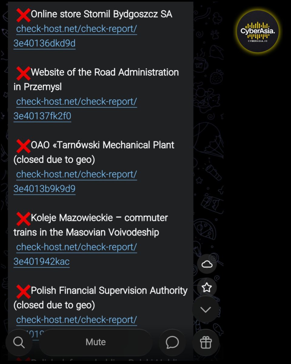 cyberasia_io's tweet image. 🚨 Poland Alert 🇵🇱

The hacking group NoName057(16) has launched a series of coordinated DDoS (Distributed Denial of Service) attacks against various Polish infrastructure.
 
#CyberSecurity #DDoSAttack #NoName057 #Poland #CyberWarfare