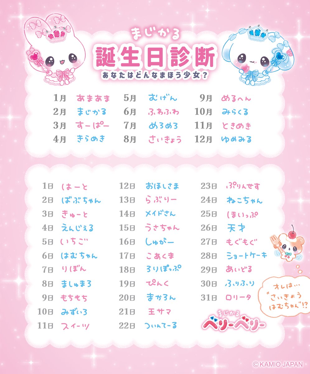 まじかるベリーベリー【公式】 tweet media