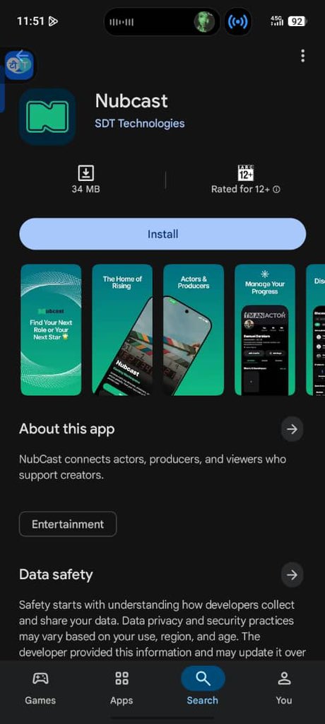 I just launched my app on Play Store 🚀

Built this for upcoming actors who want to be seen.

This is just the beginning.