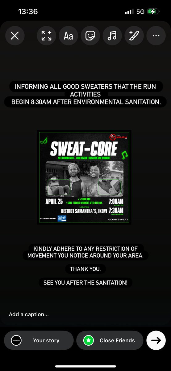 goodsweatrunclb's tweet photo. See you after environmental sanitation! #SweatCore https://t.co/8MDjFnAN53