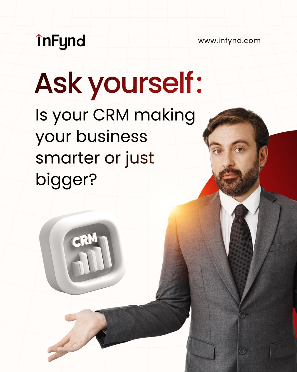 infynd_data's tweet image. A big CRM doesn’t mean better results. 
Outdated, duplicate, and irrelevant data weakens your pipeline. 

InFynd enriches your CRM with accurate, actionable insights, so every contact counts and converts.

Start now: infynd.com/?utm_source=tw…  

#CRM #Data #B2BMarketing #InFynd