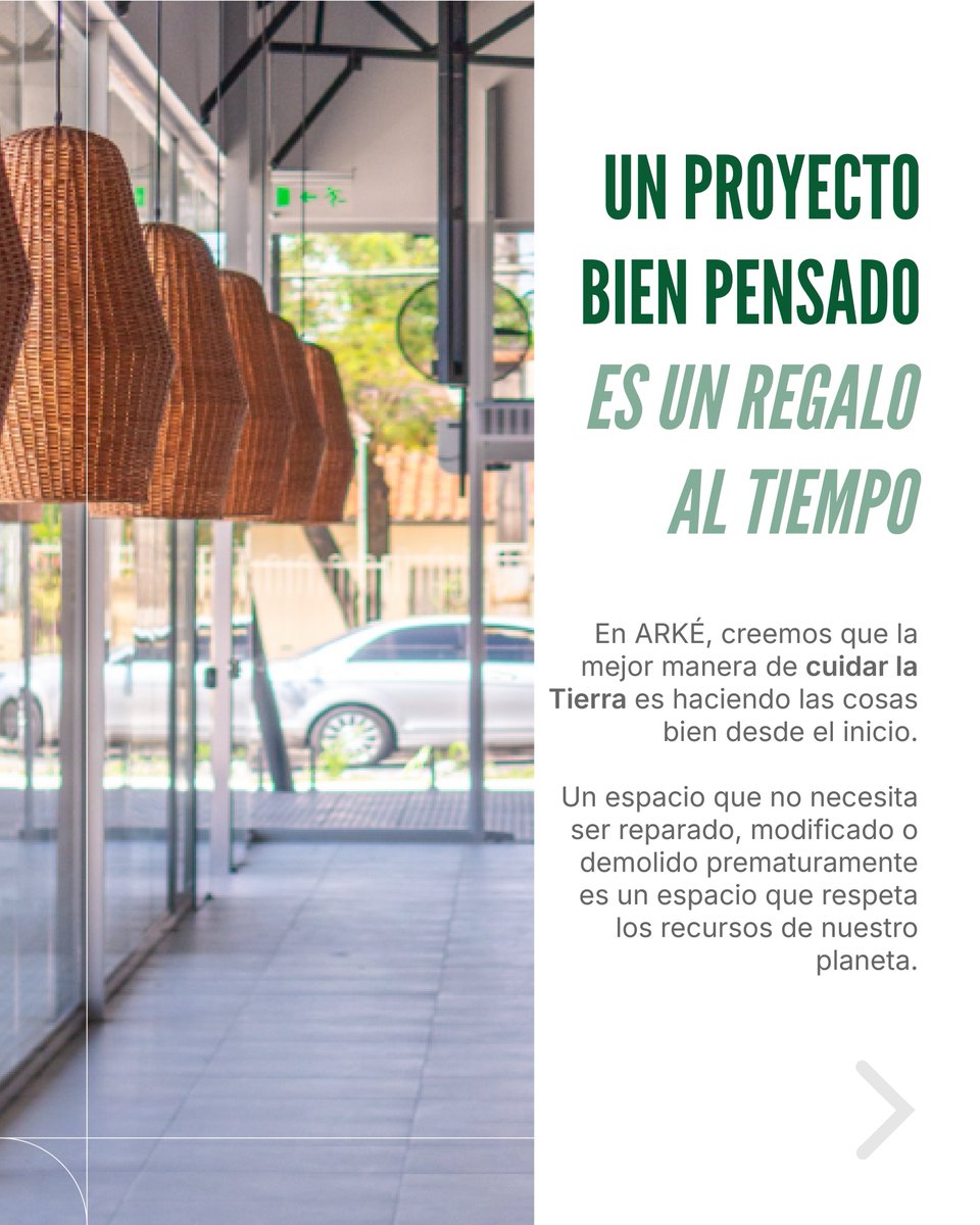 ARKE_PY's tweet photo. 🌎 En este #DíaDeLaTierra, en ARKÉ reafirmamos nuestro compromiso con la eficiencia técnica y el diseño consciente.

Un proyecto bien pensado es, ante todo, un regalo al tiempo. 🏗️✨

#Arké #Sostenibilidad #BuildingTheFuture #Paraguay https://t.co/rui6DA9QU2