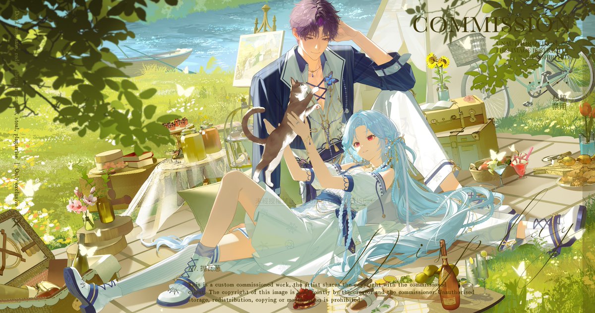 You arrived before spring.💐#commission