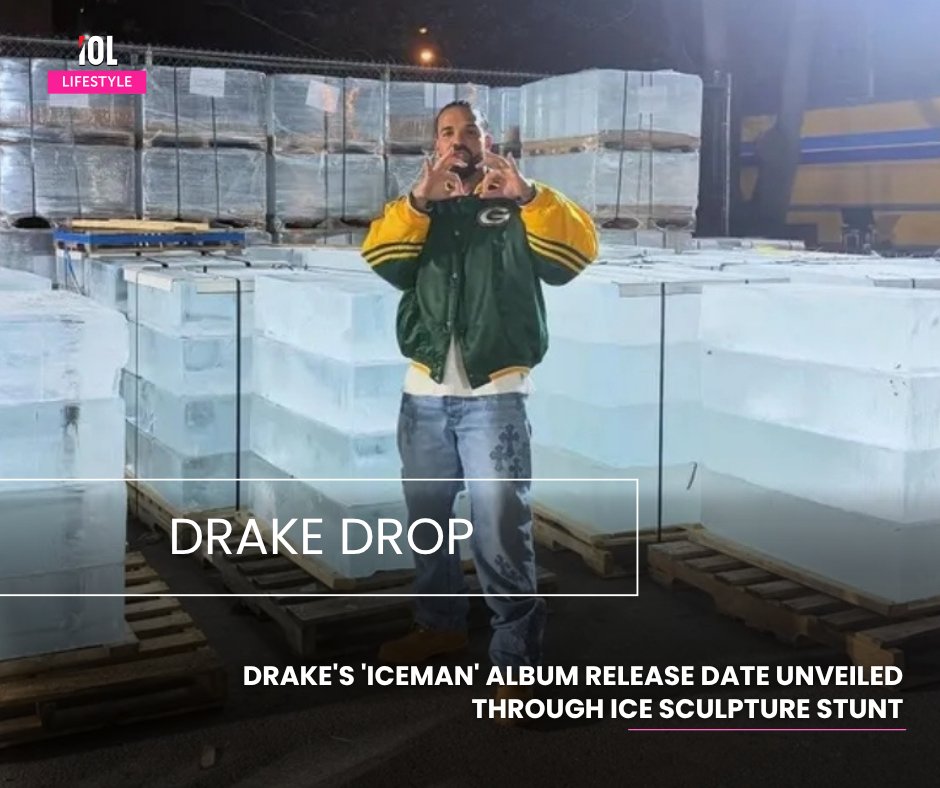 IOL_Lifestyle's tweet image. Rapper Drake has revealed the release date for his ninth studio album, "Iceman", as May 15.
#lifestyle #entertainment #rapper #Drake #release #date #album #Iceman
Read on tinyurl.com/359j2w7r