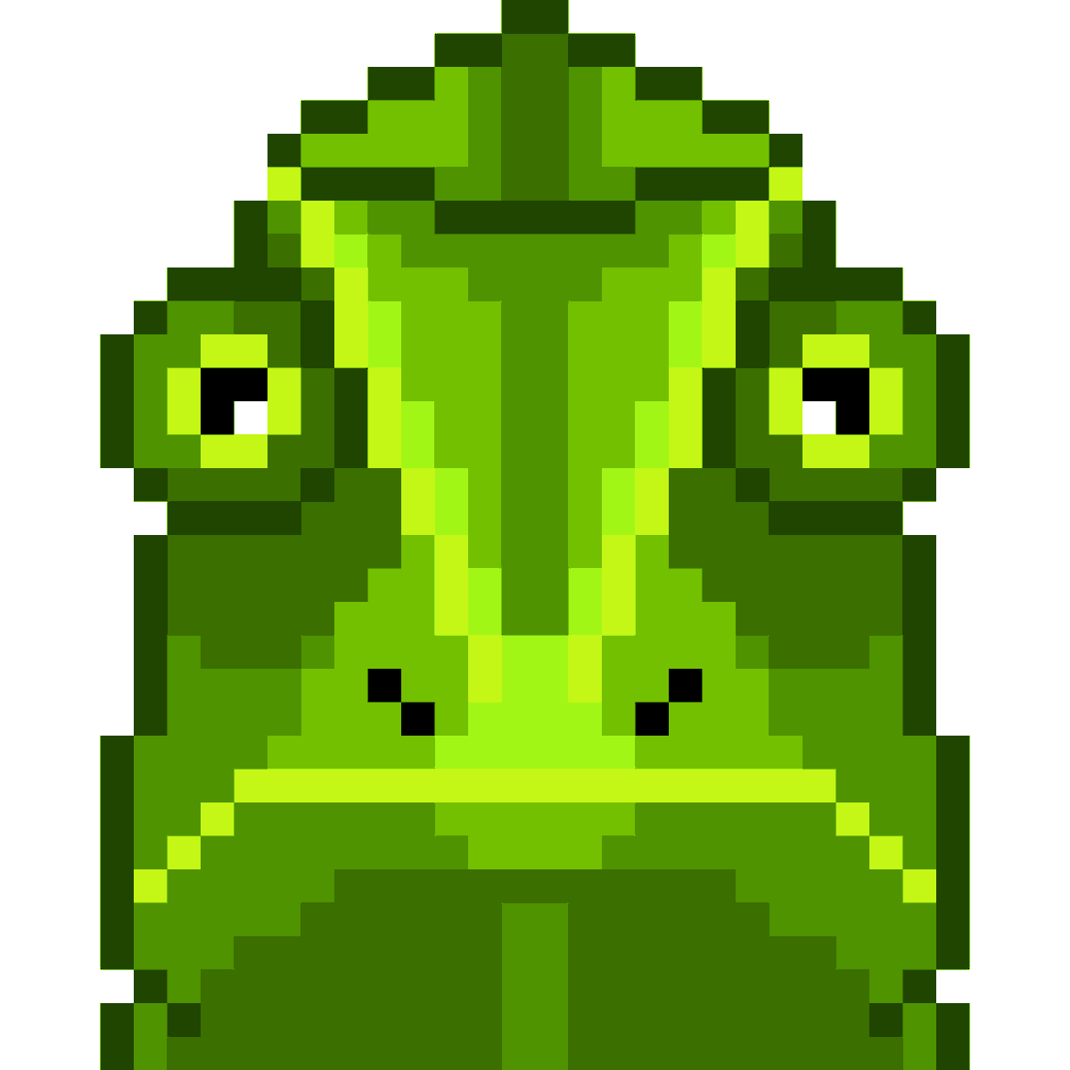 NH99499's tweet photo. カメレオンです
真正面から
#ドット絵 #pixelart https://t.co/1H24oTb18I
