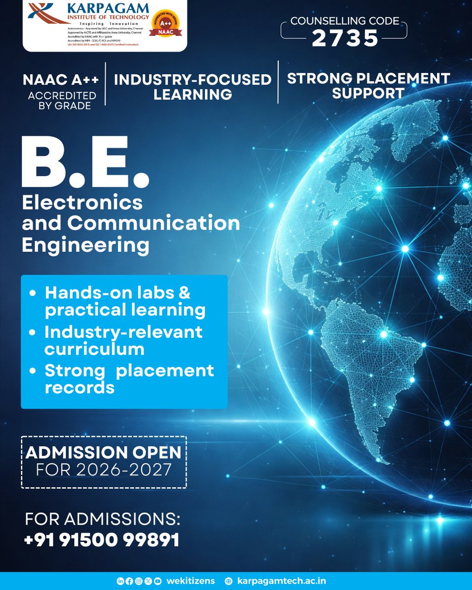 Karpagam Institute of Technology tweet media