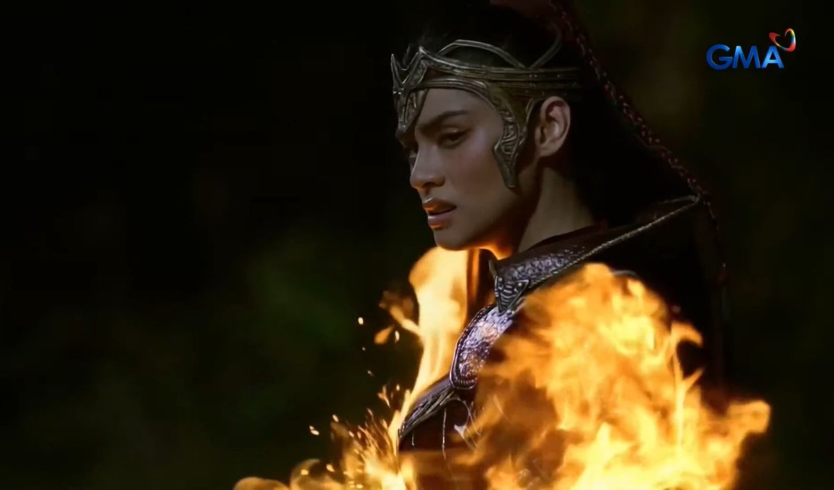 ecorreidiuhara's tweet photo. DAMN!! FLAMARRA'S CLOSE UP IVICTUS LITERALLY HAD ME FULL BLOWN!! And that special fire effect on Agni whenever she's using it! I can't thank u guys enough for this GMA VFX Team!! Thank u for always treating my Fire Girlies w/ so much love &amp; extra details 😭🔥

#SanggreHindiAatras https://t.co/FIdjIPmKEq