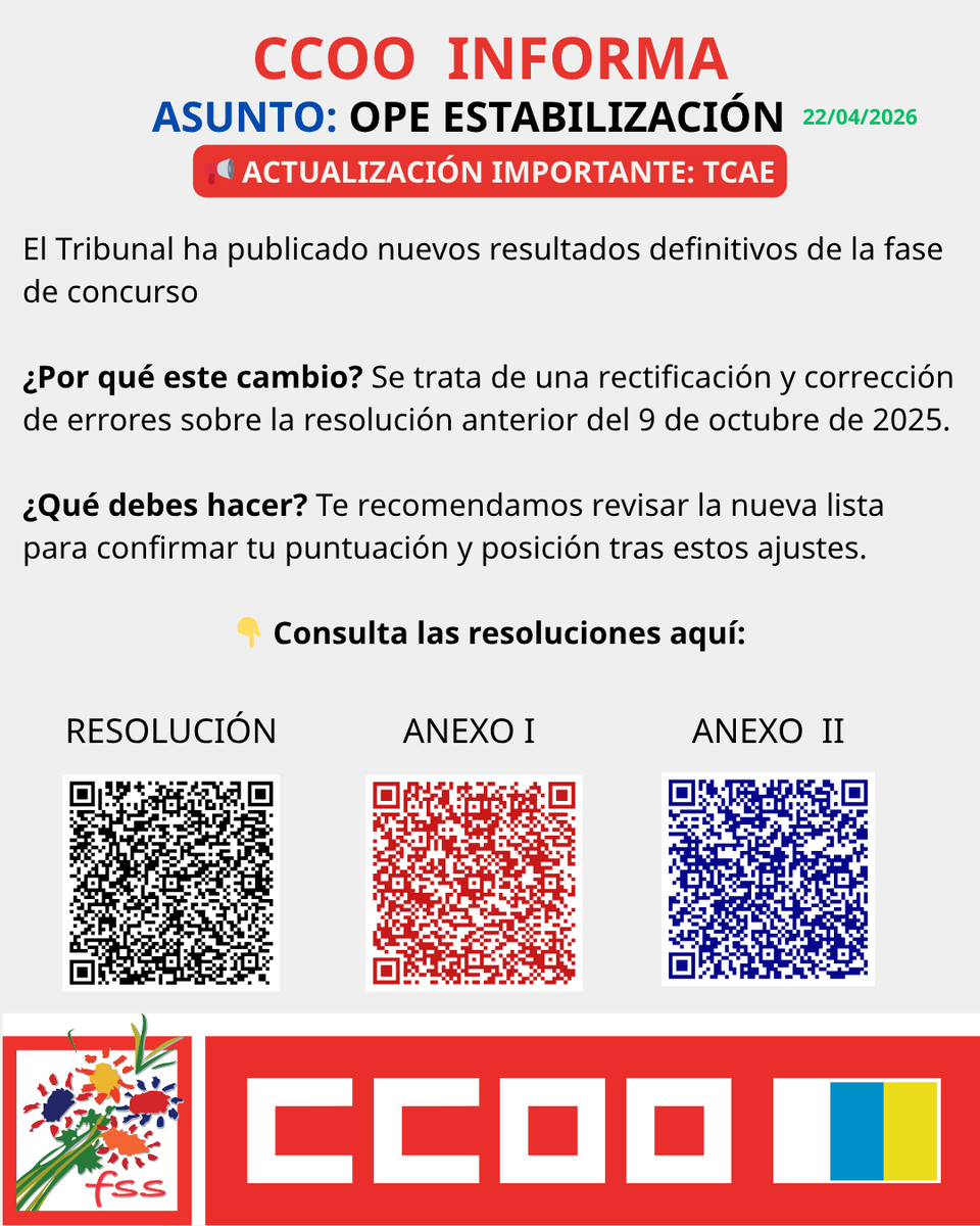 FSS-CCOO Canarias tweet media