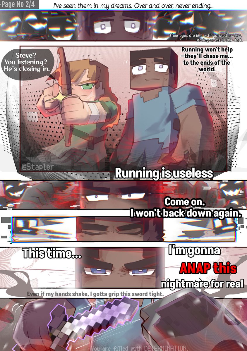 staple_ss's tweet image. ❗️Turn around❗️ Herobrine’s behind you❗️
#Minecraft