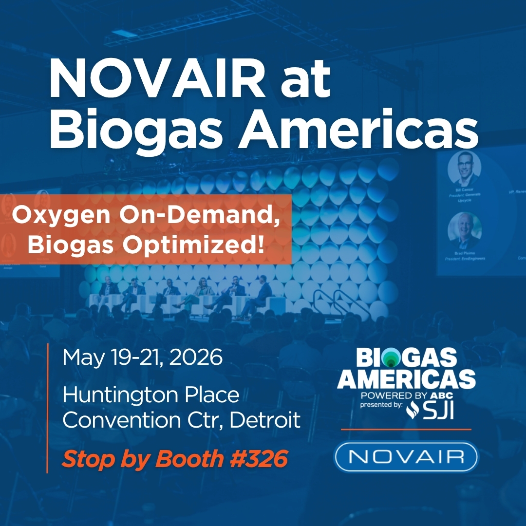 novairusa's tweet image. Join #NOVAIR at Booth 326 of Biogas Americas to explore on-site #oxygen generators as an efficient, cost-effective, and eco-friendly solution for any #biogas and #rng plant.

👉novair-usa.com/novair-oxygen-…
🗓️May 19-21
📍Detroit, MI (Huntington Place Convention Center)
👋Booth 326