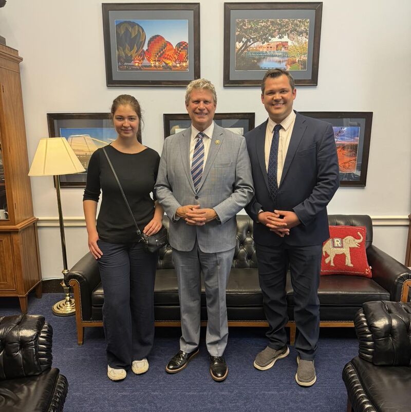 We always knew this young star would go places, that's why we chose Agata to star in our top series, "Blink and Friends": lnkd.in/gUE257j2 Here she is, meeting <a href="/RepHuizenga/">Rep. Bill Huizenga</a> because of her "incredible essay on the importance of faith and family in today’s society."
